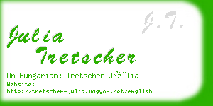 julia tretscher business card